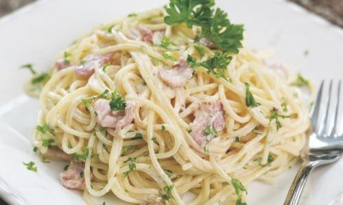 Spaghetti With Bacon
